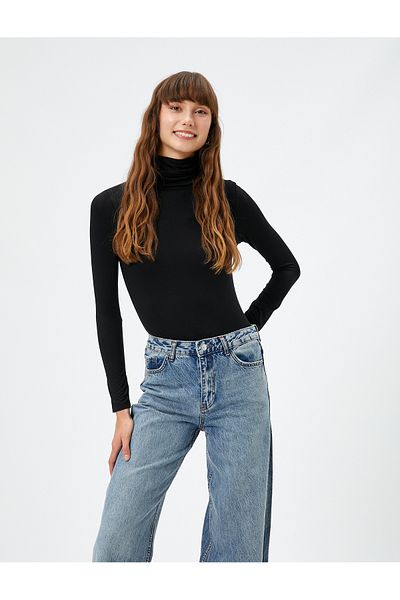 Koton Long Sleeve T-Shirt Turtleneck Basic
