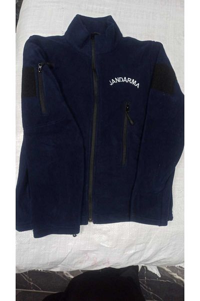 şafak25 Şafak25 Dark Blue Embroidered Tactical Fleece Coat - 5 Pockets Gendarmerie Public Works
