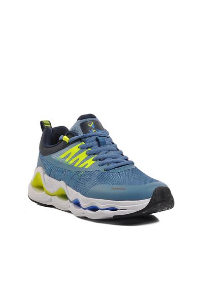AYAKMOD 24417 Pantofi sport pentru bărbați cu plasă ușoară albastră