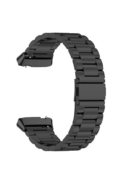 Fibaks Xiaomi Redmi Watch 3 Active Compatible Metal Band Steel Band Strap with Stainless Steel Link