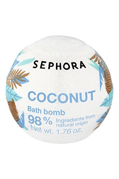 SEPHORA COLLECTION Bath Bomb-%98 Doğal İçerikli Hindistan Cevizli Kokulu Neml...