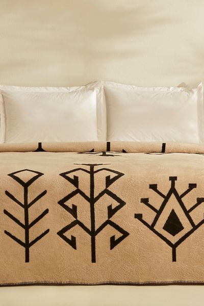 Karaca Home Sara Single Cotton Blanket - White