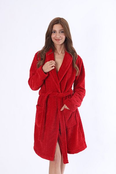 MEYHOME Wellsoft Şalyaka Dressing Gown (Zigzag Pattern)
