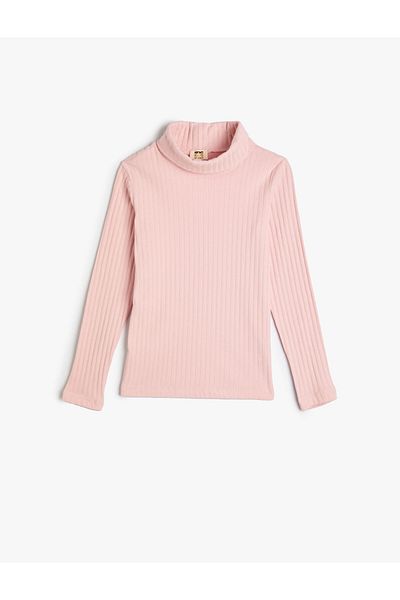 Koton Basic Turtleneck T-Shirt Long Sleeve Ribbed