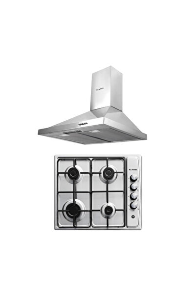 KUMTEL Inox Ankastre 2 li Set ( Davlumbaz - Ocak )