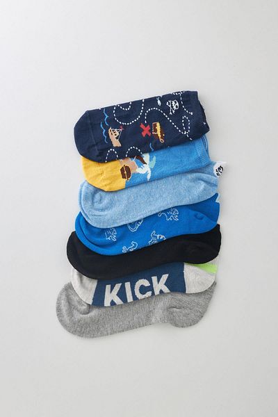 BONY SOCKS Комплект от 7 цветни ботуши за изненада, чорапи за момчета