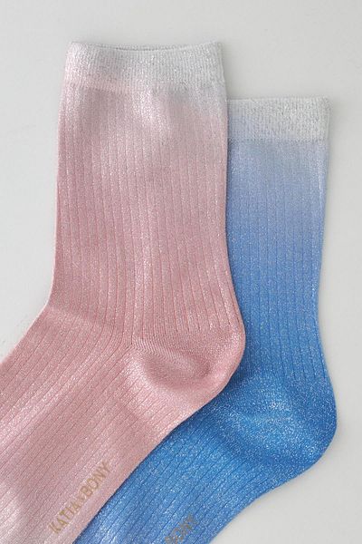 Katia&Bony Shiny Glitter Women's Socks - Pack of 2