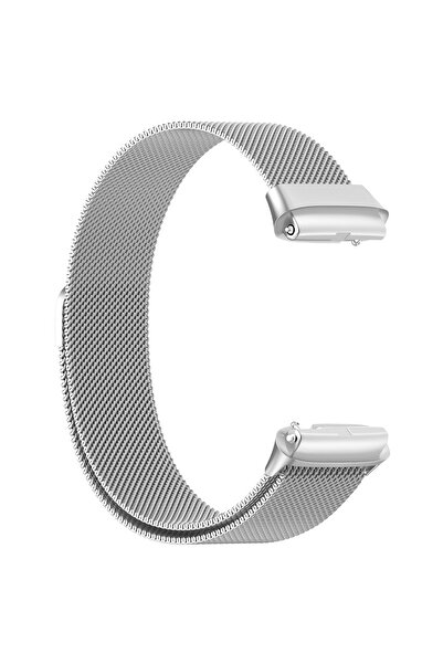 Fibaks Xiaomi Redmi Watch 3 Active Compatible Metal Mesh Braid Magnet Adjustable Stainless Band Strap