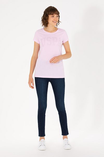 U.S. Polo Assn. Women's Magnolia Crew Neck Basic T-Shirt 50262670 -Vr211