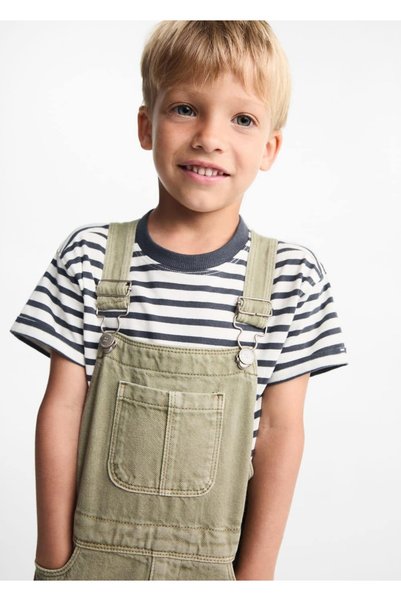 MANGO Baby Cotton Jumpsuit
