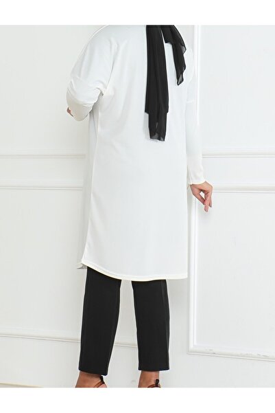 RESPİRO Large Size Comfortable Cut Seasonal Mother Size Dumped Soft Tunic