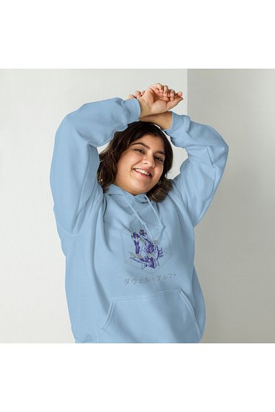 Moda Glo Hanorac unisex cu glugă cu imprimeu Pokemon