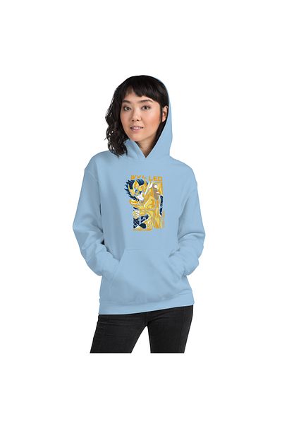 Moda Glo Hanorac unisex cu glugă cu imprimeu Leo