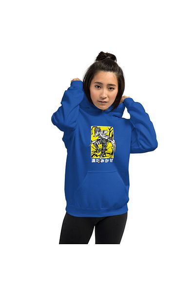 Moda Glo Hanorac unisex cu glugă cu imprimeu Naruto