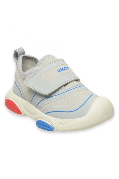 Vicco 346.E24K337 حذاء رياضي للأطفال من Ezzy First Step Phylon باللون الرمادي