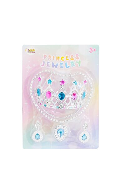 Genel Markalar 19242-JY998D KartelaPrenses Tacı ve Takı Seti -Asya Oyuncak
