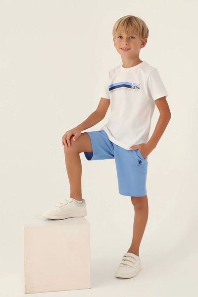 U.S. Polo Assn. U.S. Polo Assn Licensed Tonsurton Navy Blue Boy костюм Bermuda