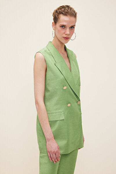 Love My Body Double Breasted Vest