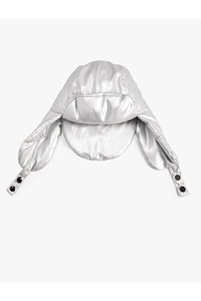 Koton Pilot Hat Double-Sided Ear Flap Fleece Detailed Water Repellent