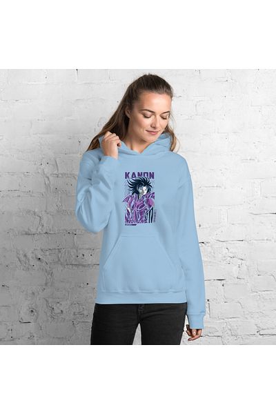 Moda Glo Hanorac unisex cu glugă cu imprimeu Canon