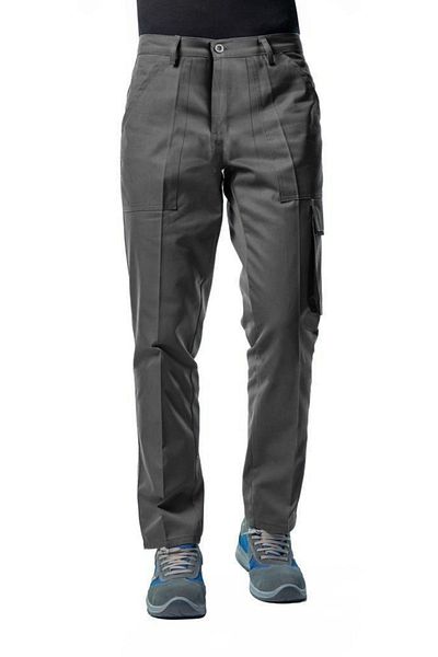 Şensel Grey-Black Reflective Work Pants - Commando Pocket -54E3337-