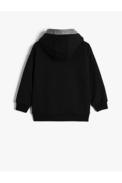 Koton Siyah Erkek Çocuk Sweatshirt 4WKB10185TK