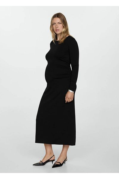 MANGO Woman Pregnant Knitwear Dress