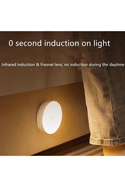 gaman 1 Adet Slim Hareket Sensörlü Gece Lambası Koridor Aydınlatma Yatak Altı Led Led Cabınet Günışığı Set