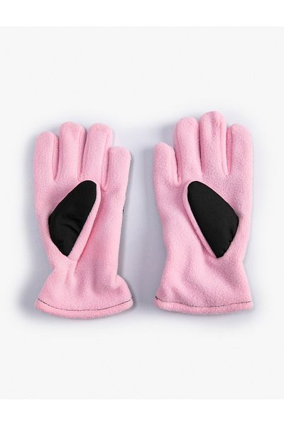 Koton Fleece Gloves Color Contrast