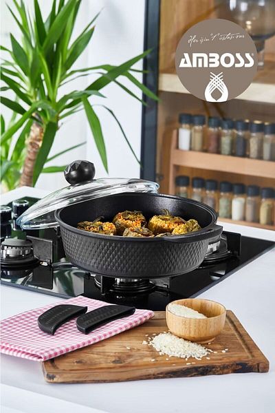 Amboss Quartz 30 Cm Cast Iron Flat Pot