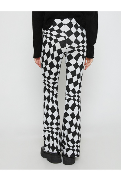 Koton Kostkované španělské kalhoty