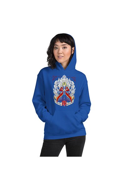 Moda Glo Hanorac unisex cu glugă imprimat Recurso Emprededor