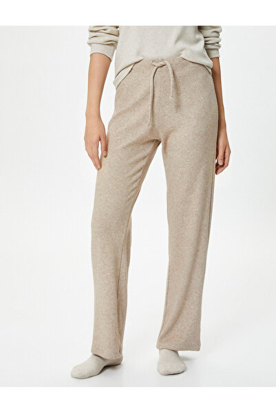 Koton Nerzmelierte Pyjamahose für Damen