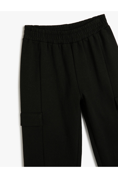 Koton Spodnie dresowe typu basic typu jogger z wiązaniem w talii i kieszeniami