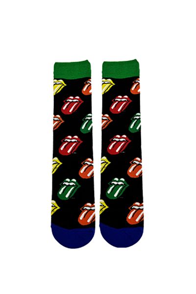 CARNAVAL SOCKS Чорап с многоцветен дизайн на езика