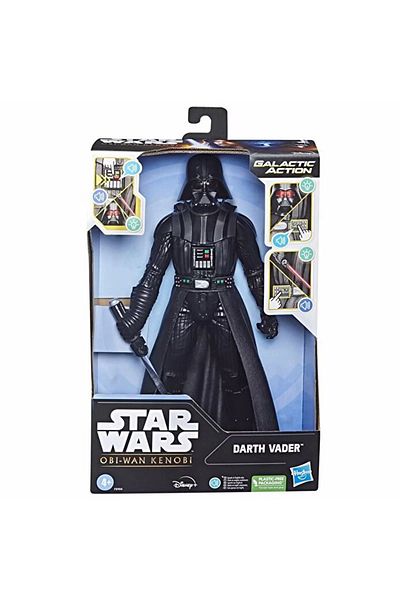 TOYFEST مجسم شخصية جالاكتيك أوبي وان كينوبي ودارث فيدر - مع صوت وضوء، 30 سم