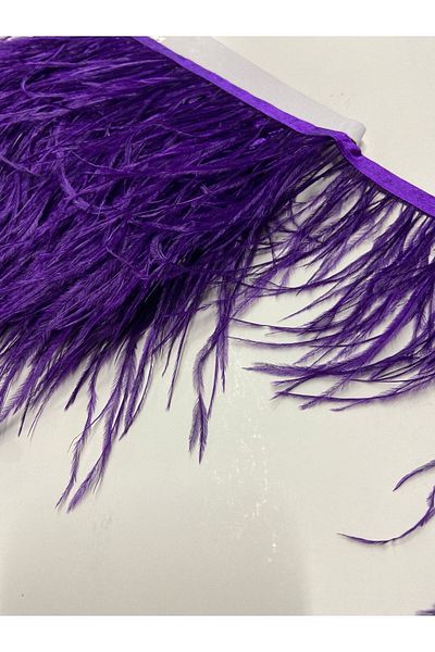karantuhafiye Ostrich Feather Purple / 1 Meter