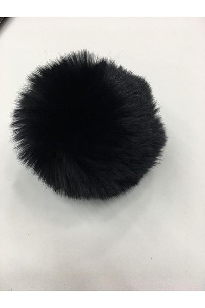 karantuhafiye Pompom / Yumoş Pompom 7 Cm Black Black