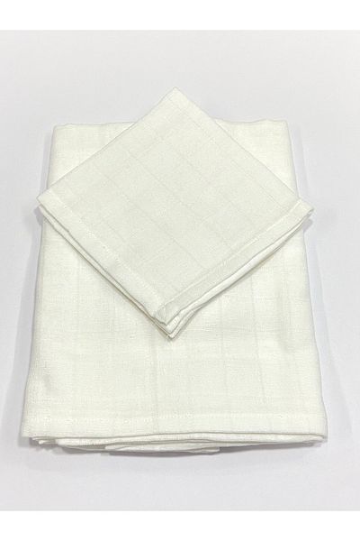 karantuhafiye 100% Organic Cotton Muslin Blanket - 100x100cm+ Mouth Wipes Gift