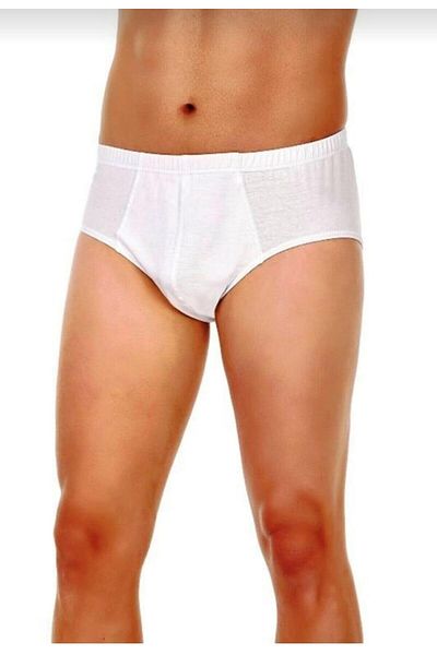 YILDIZ 03 Ανδρικό Single Jersey Slip Λευκό Μονό