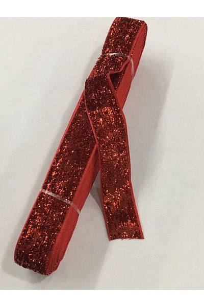 karantuhafiye Glitter Velvet Ribbon 5 Meters (2 Cm)