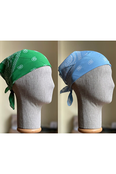 Rupen Kraft 2 τεμάχια 100% βαμβακερό μοτίβο μπαντάνα Κλασικό μοτίβο μπαντάνα έθνικ μοτίβο μπαντάνα