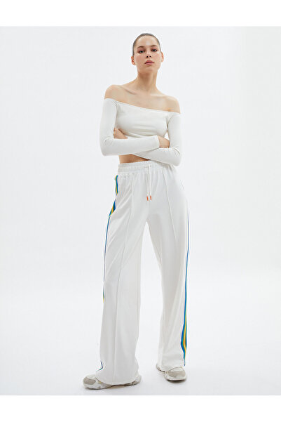 Koton Αθλητικό T-Shirt με μακριά μανίκια Shoulder Crop Slim Fit