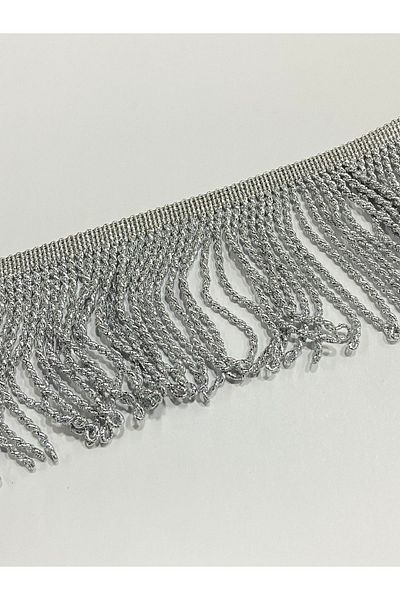 karantuhafiye 5cm Silver Colored Glitter Twist Tassel - Sofa Pillow Cover