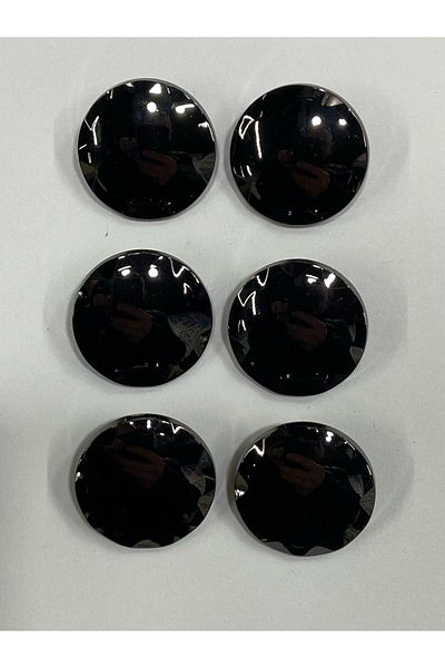 karantuhafiye Metal Button/Trench Coat Jacket Length/ Set of 6/2.3 cm/jx015/Black