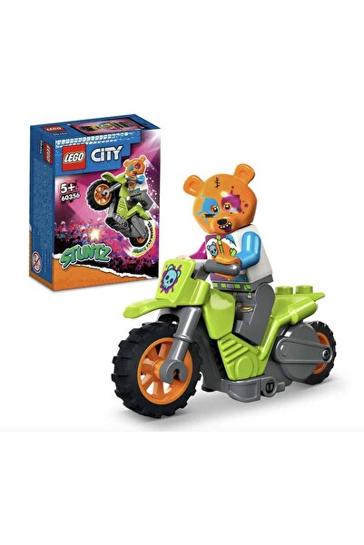 LEGO مجموعة ألعاب بناء دراجة سيتي بير ستانت 60356 (10 قطع)