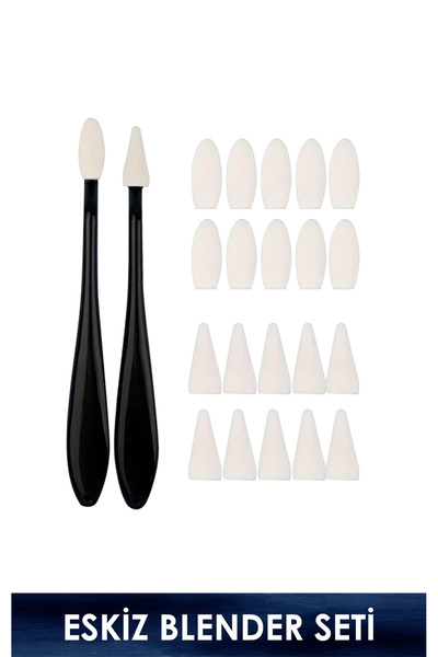 Vox Art Eskiz Blender Seti - Sünger Spatula Seti / 2 Spatul 20 Sünger