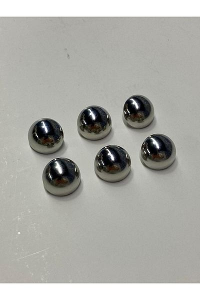 karantuhafiye Jacket Cardigan Sleeve Buttons Curved Silver Set of 6 1.8 Mm