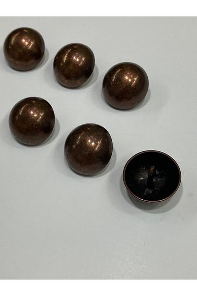 karantuhafiye Coat Jacket Trench Coat Button Domed Special Coating Matte Copper Antique Set of 6 2.5 Cm