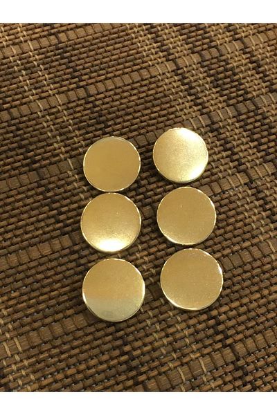 karantuhafiye Trench Coat Jacket Button Set Para Model Gold / 2,3 cm